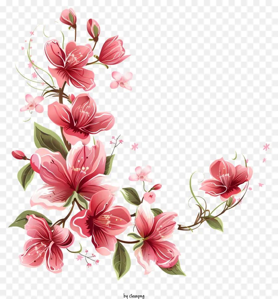Blumen，Flores Cor De Rosa PNG