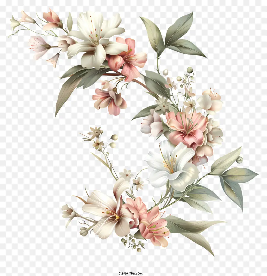 Blumen，Lily Pintura PNG