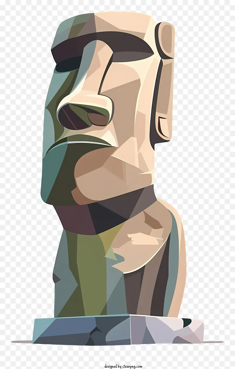 Moai，Estátua Monolítica PNG