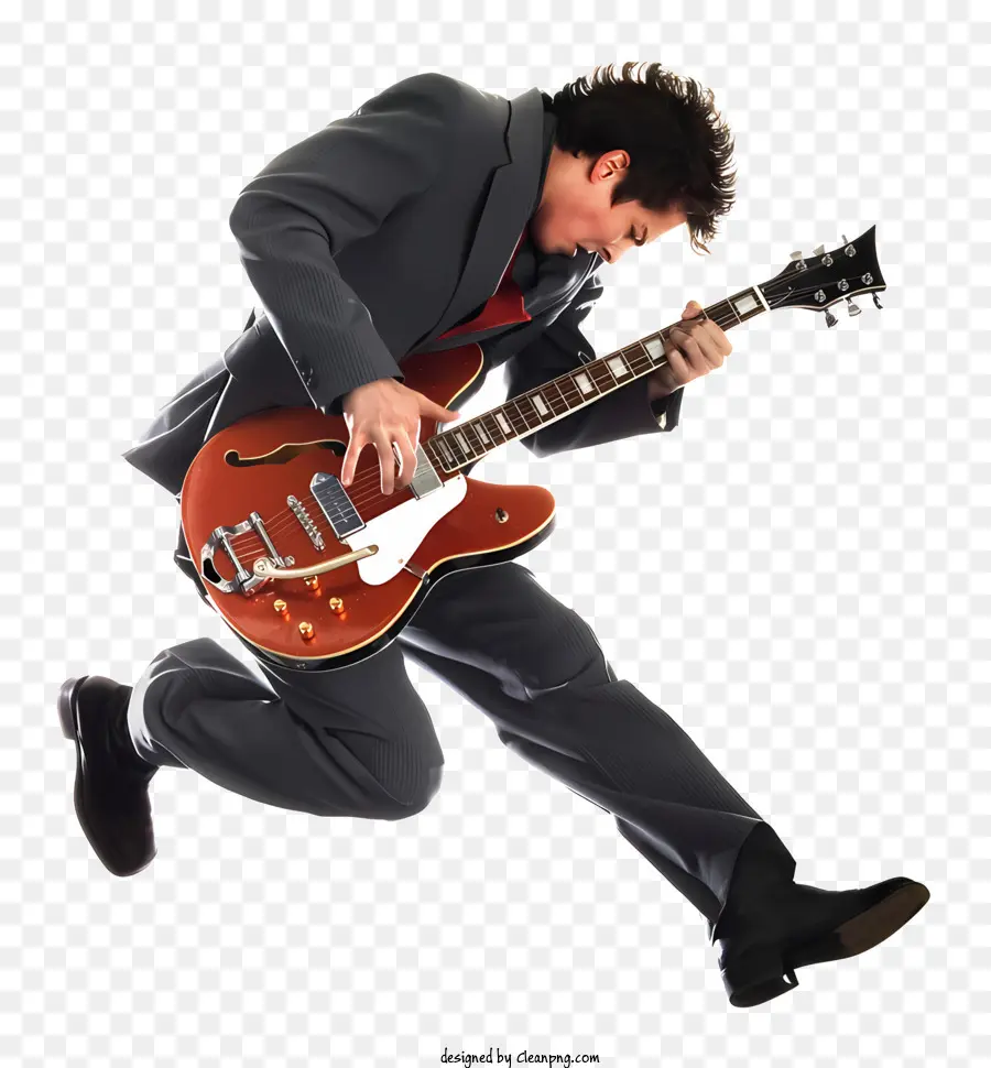 Música，Homem Tocando Guitarra PNG