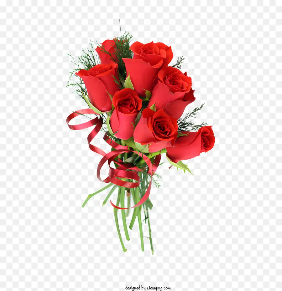 Flores，Rosas Vermelhas PNG