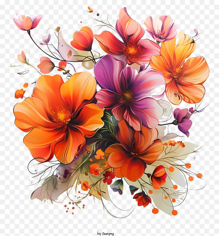 Blumen，Arranjo Floral PNG