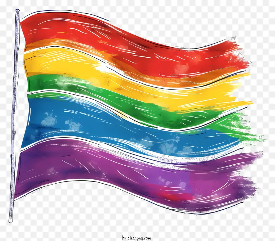 Bandeira Do Arco íris，De Meados De Março PNG