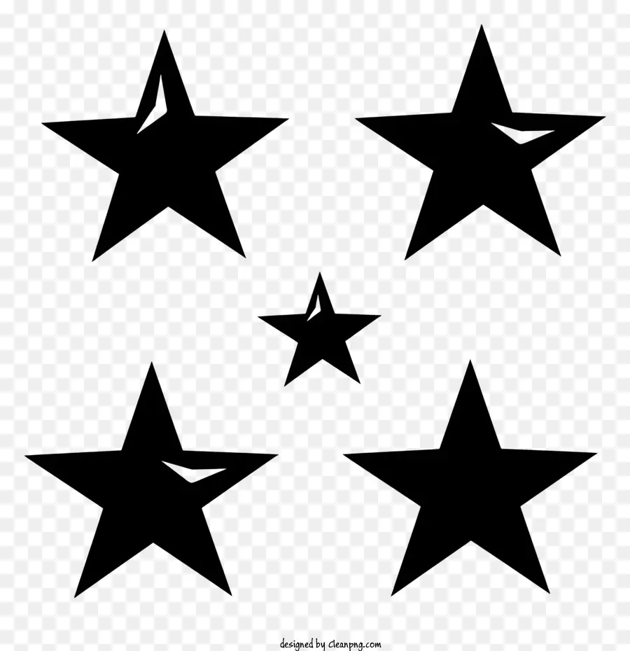 Preto Estrelas，Estrelas PNG
