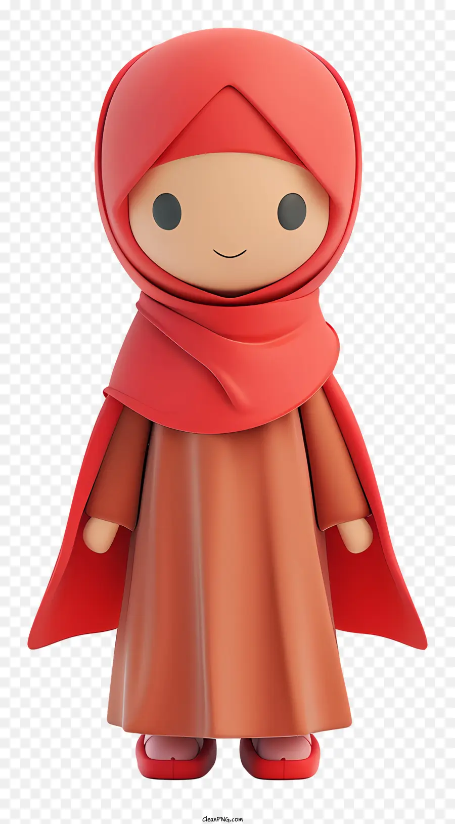 Garota Muçulmana，Personagem De Desenho Animado PNG