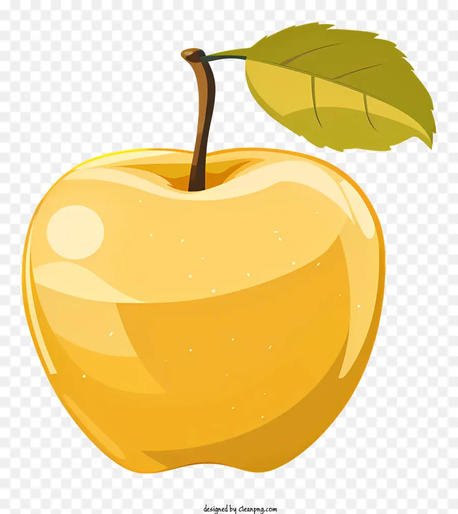 Golden Apple，Amarelo Apple PNG