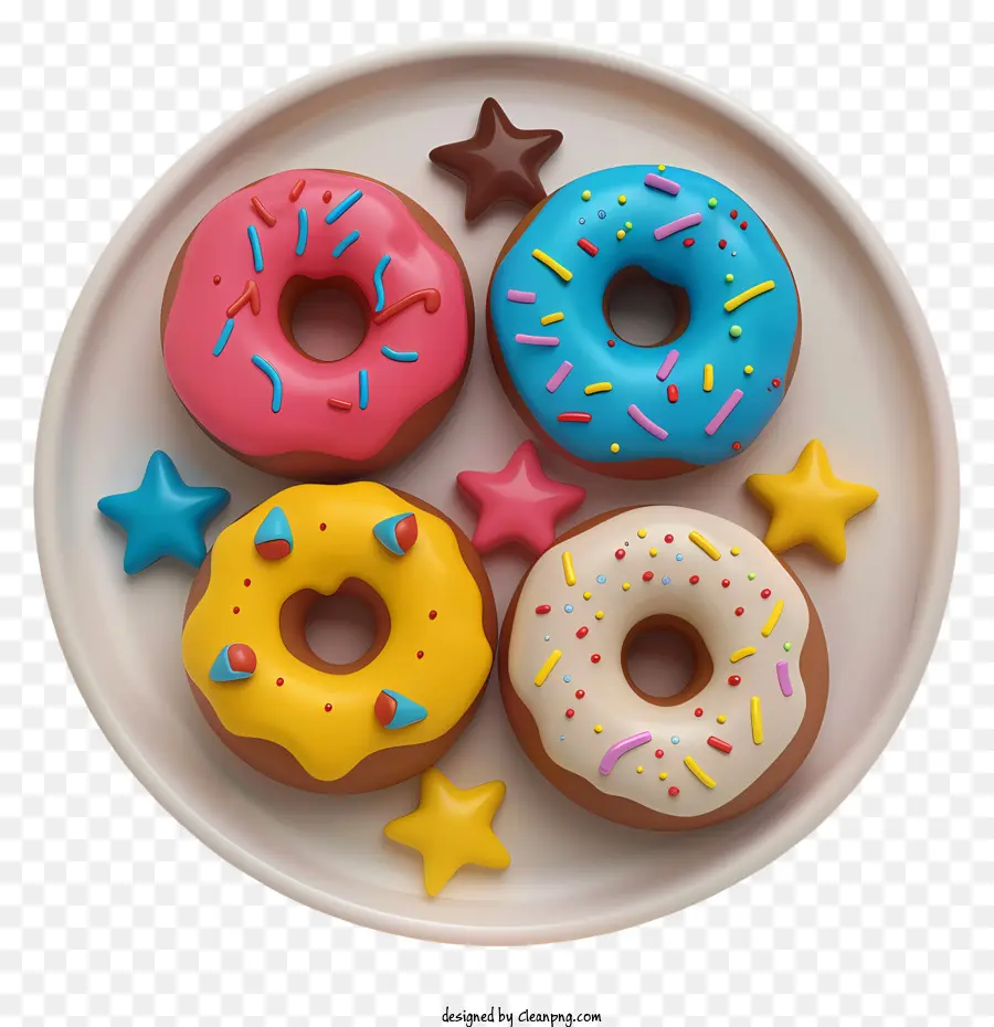 Donuts，Colorido PNG