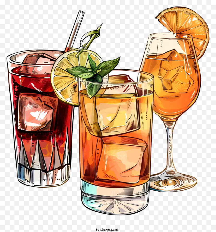 Coquetéis Alcoólicos，Beverages PNG