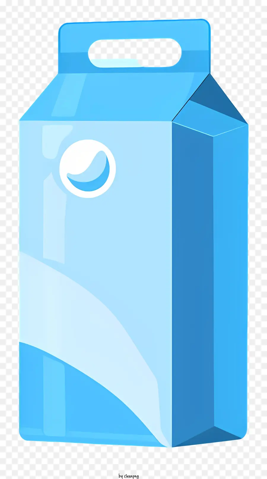 Milk Carton，Caixa De Papelão Azul PNG