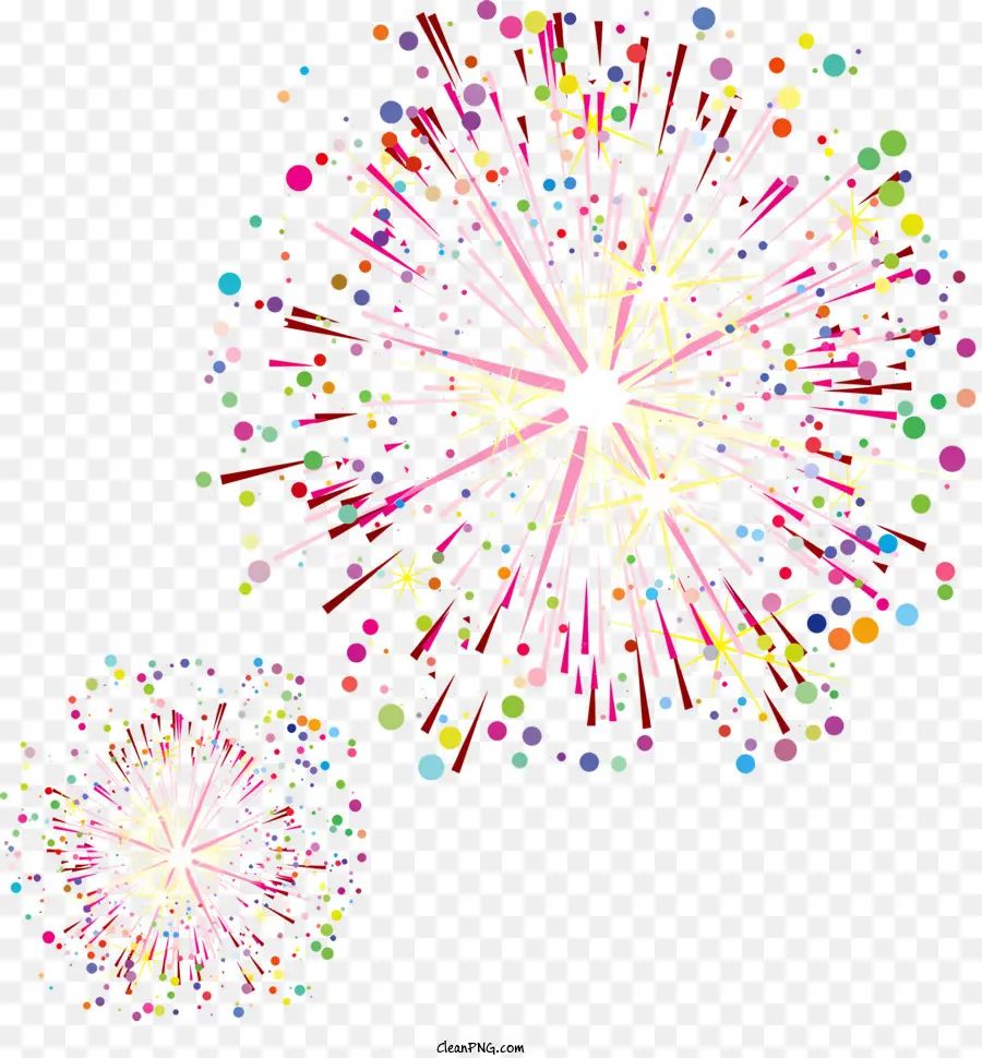 Confete，Fogos De Artifício PNG