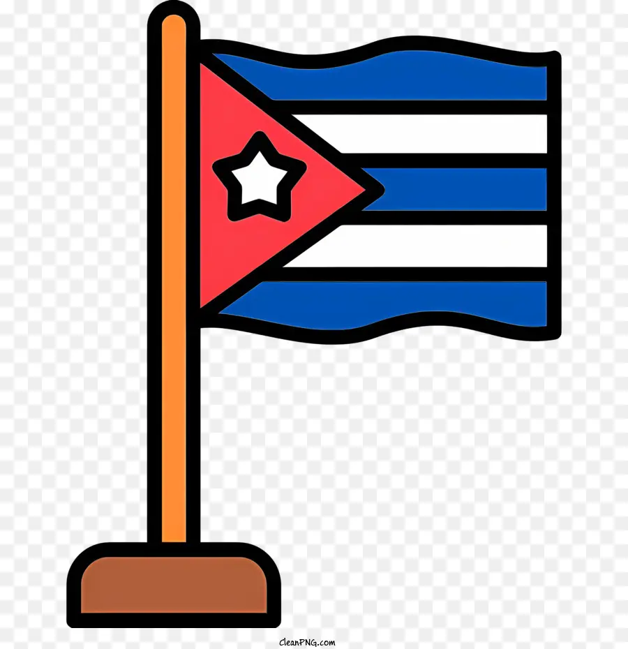 Cuba Flag，Bandeira PNG