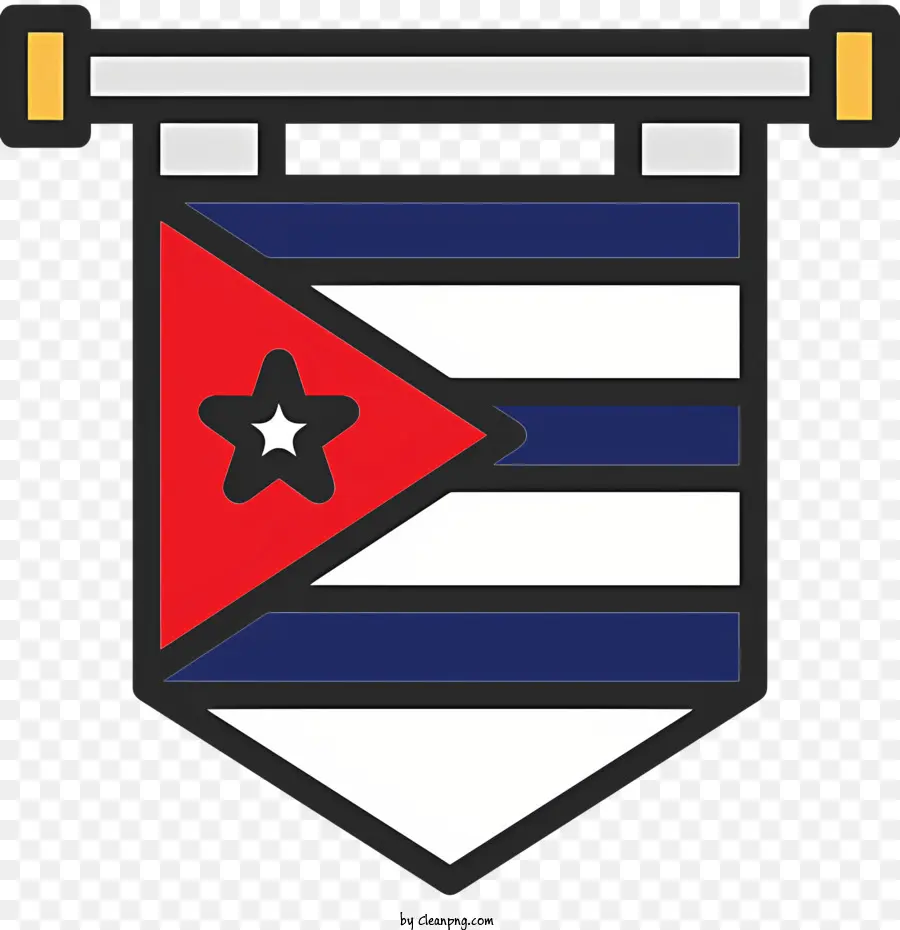 Cuba Flag，Escudo Cubano PNG