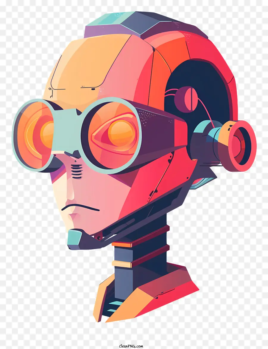 Robô Rosto，Cyborg PNG