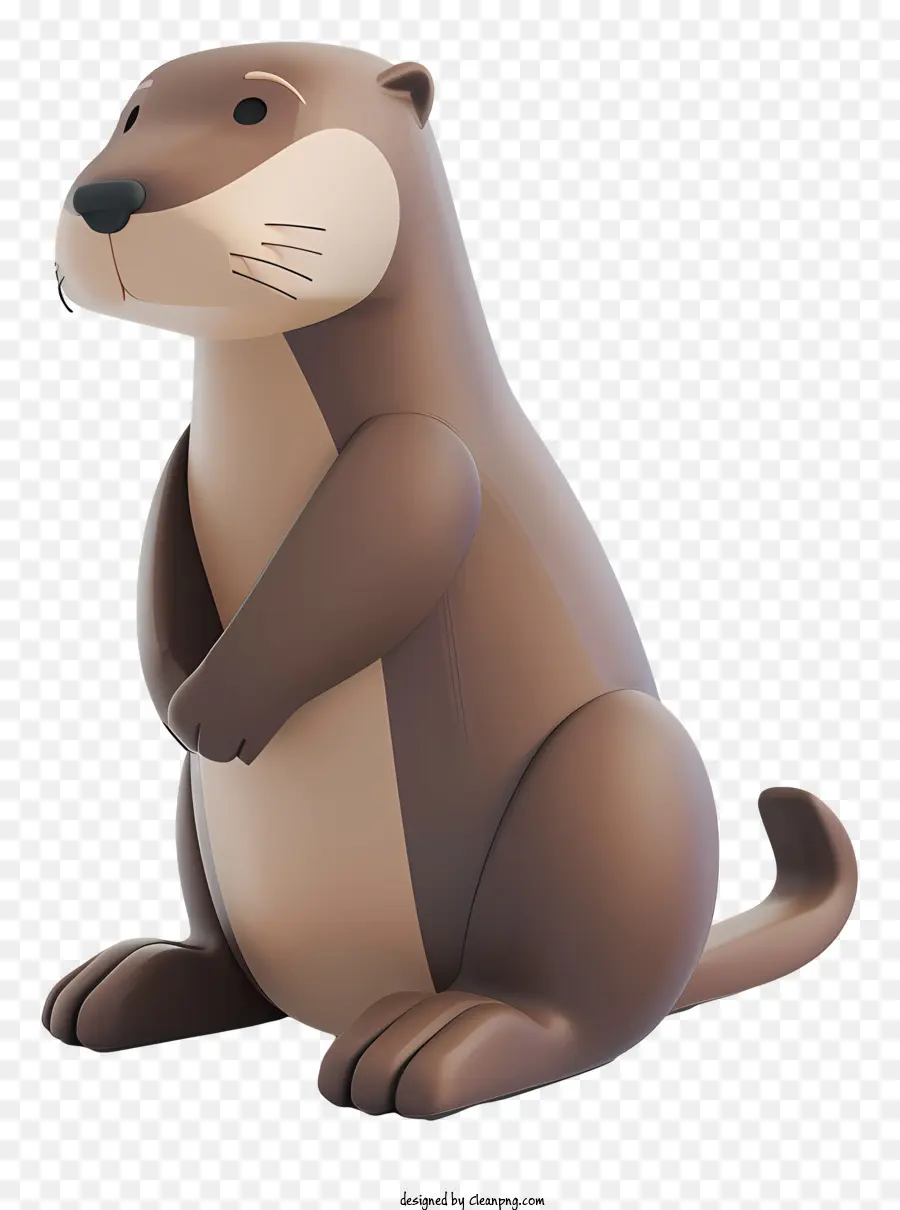 Otter，Cartoon Lontra PNG