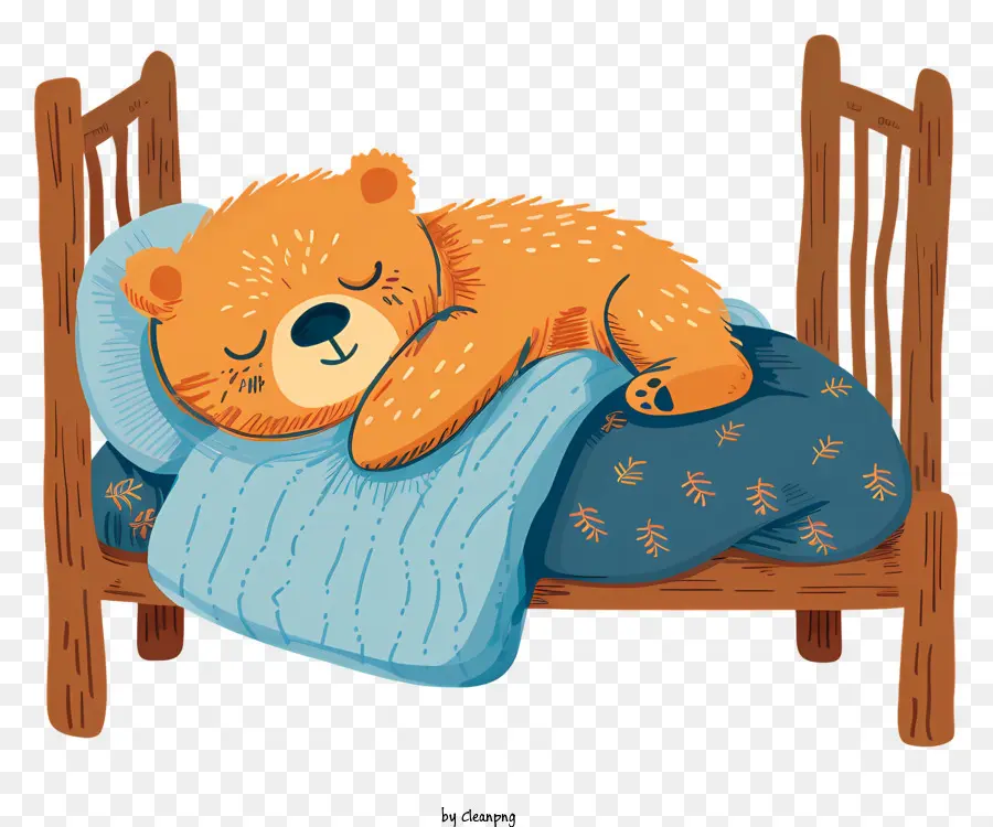 Urso Dormindo，Desenho Animado Do Urso PNG