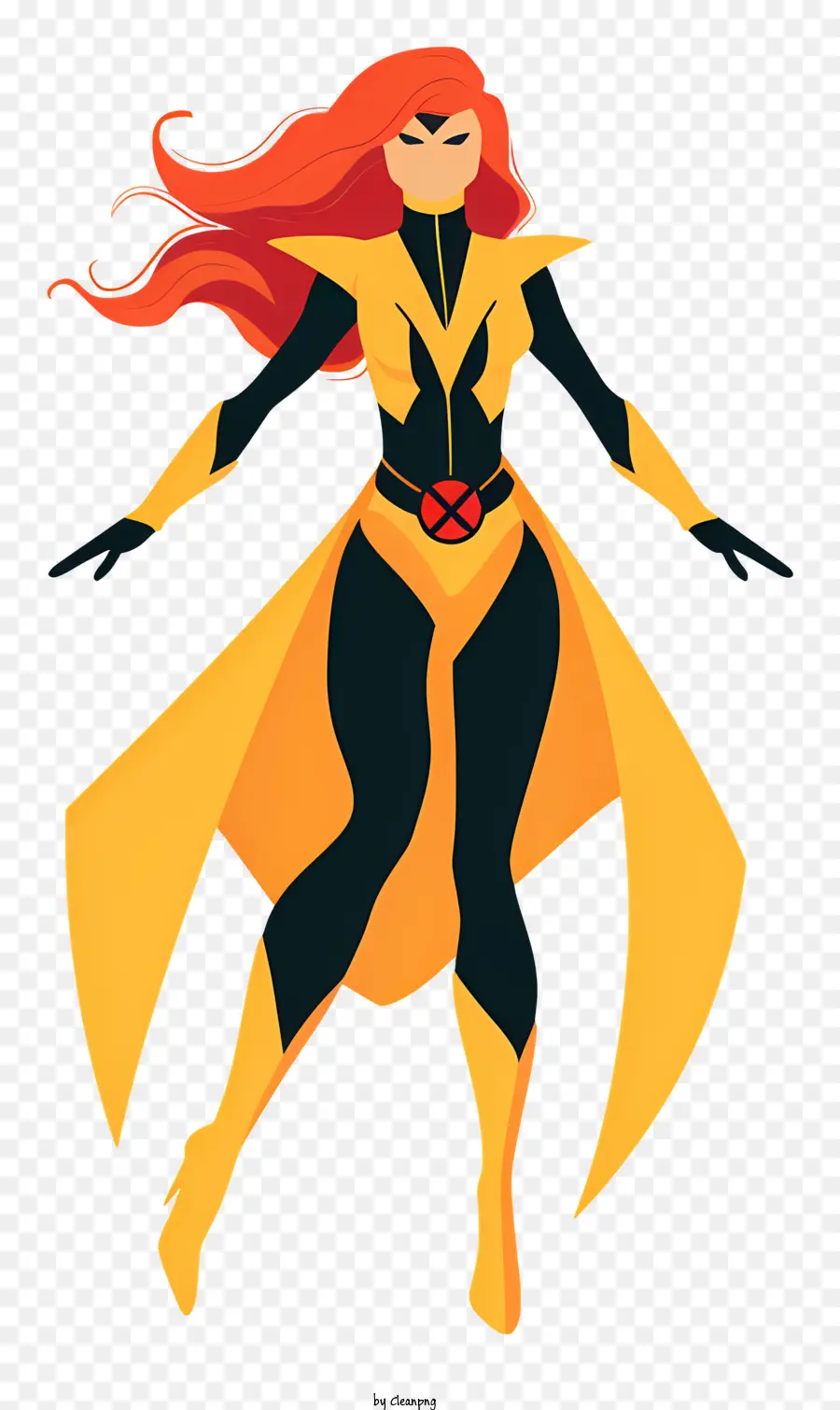 Jean Grey PNG - Jean Grey Feminino Super Herói Traje De Super Herói  ilustração transparente