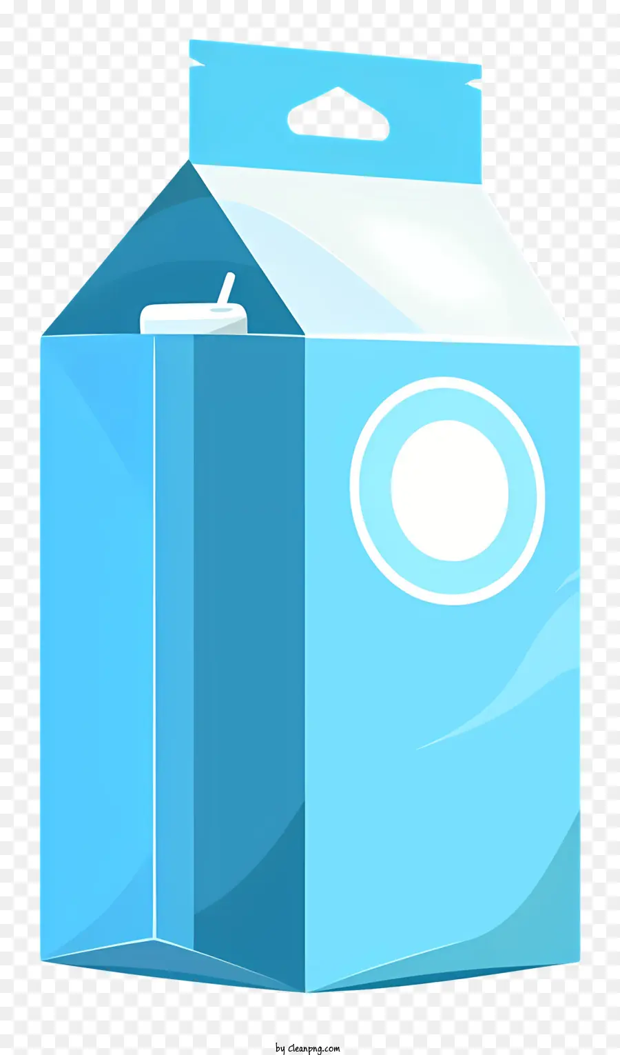Milk Carton，Caixa De Papelão Azul PNG
