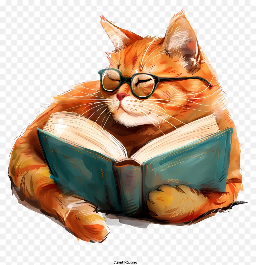 Leitura De Gatos，Gato PNG