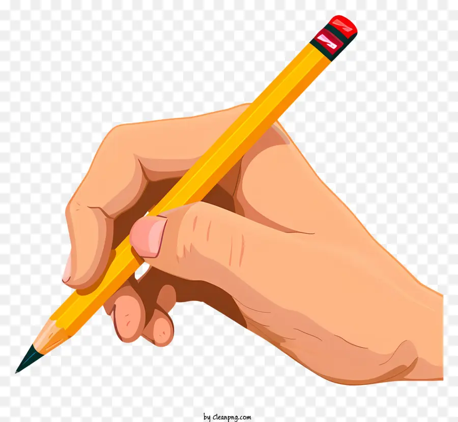 Mão Com Lápis，Escrever PNG
