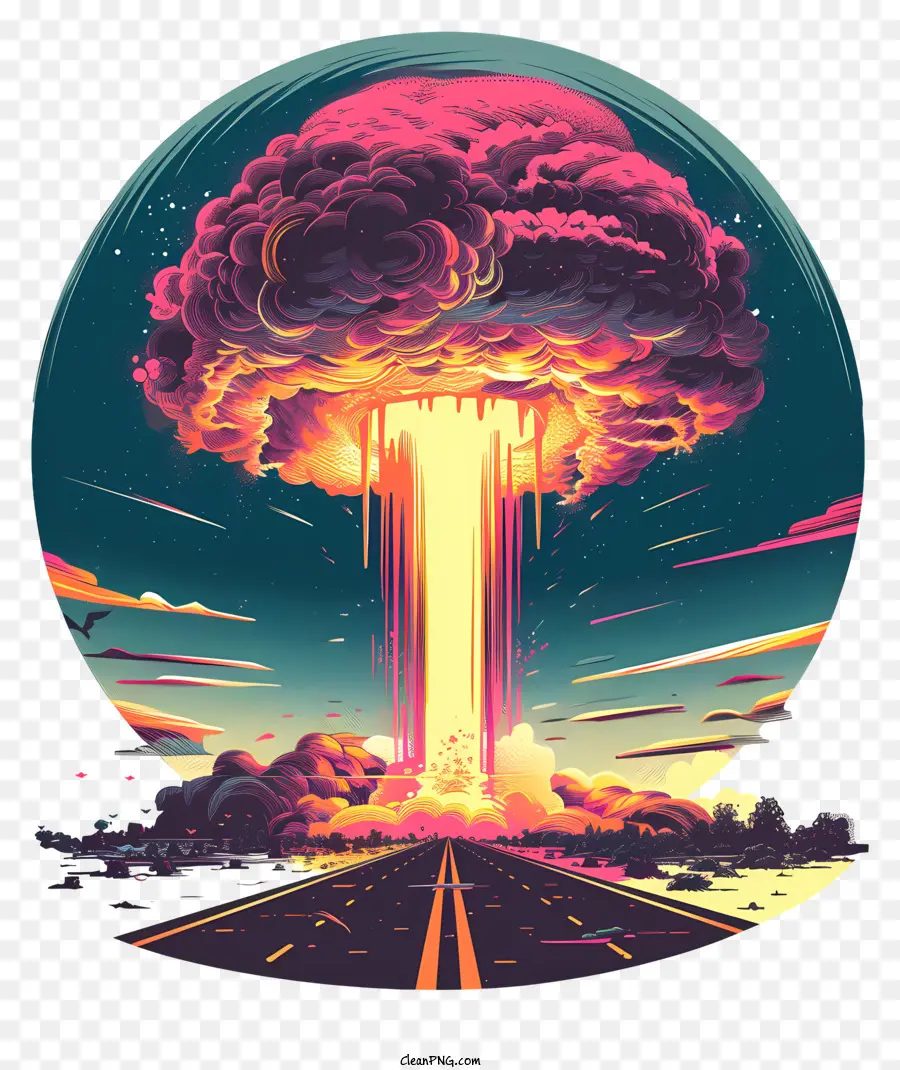 Explosão Do Nuke，Explosão Atômica PNG