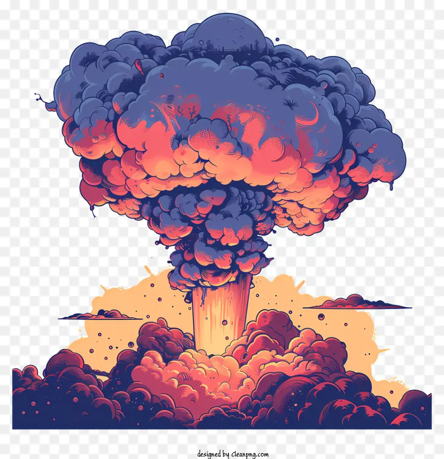 Explosão Do Nuke，Explosão Nuclear PNG