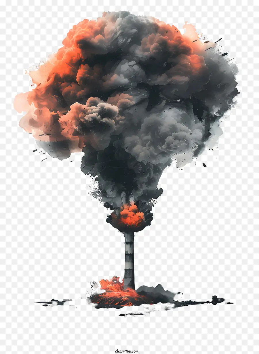 Explosão Do Nuke，Nuvem Em Turbilhão PNG