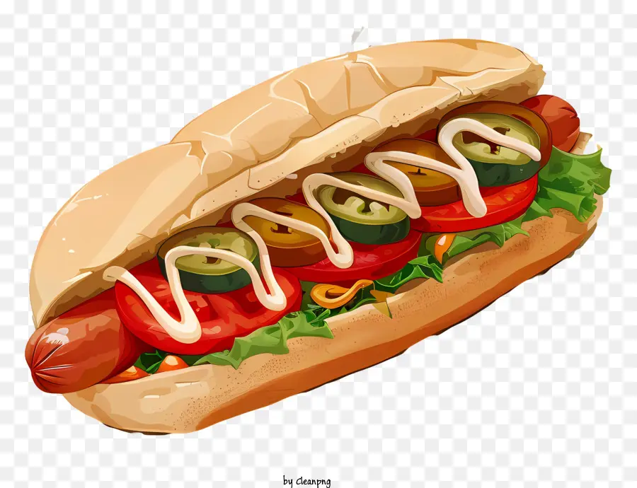 Cachorro Quente，Andalouse PNG