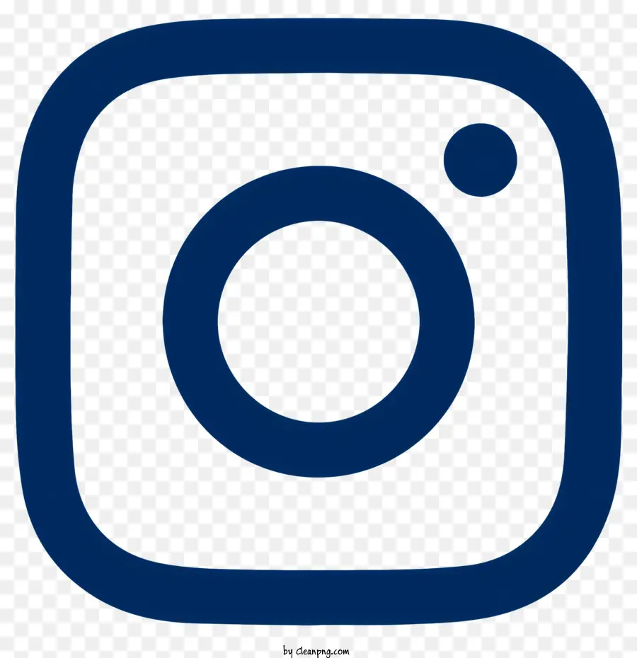 Instagram，Quadrado Azul PNG