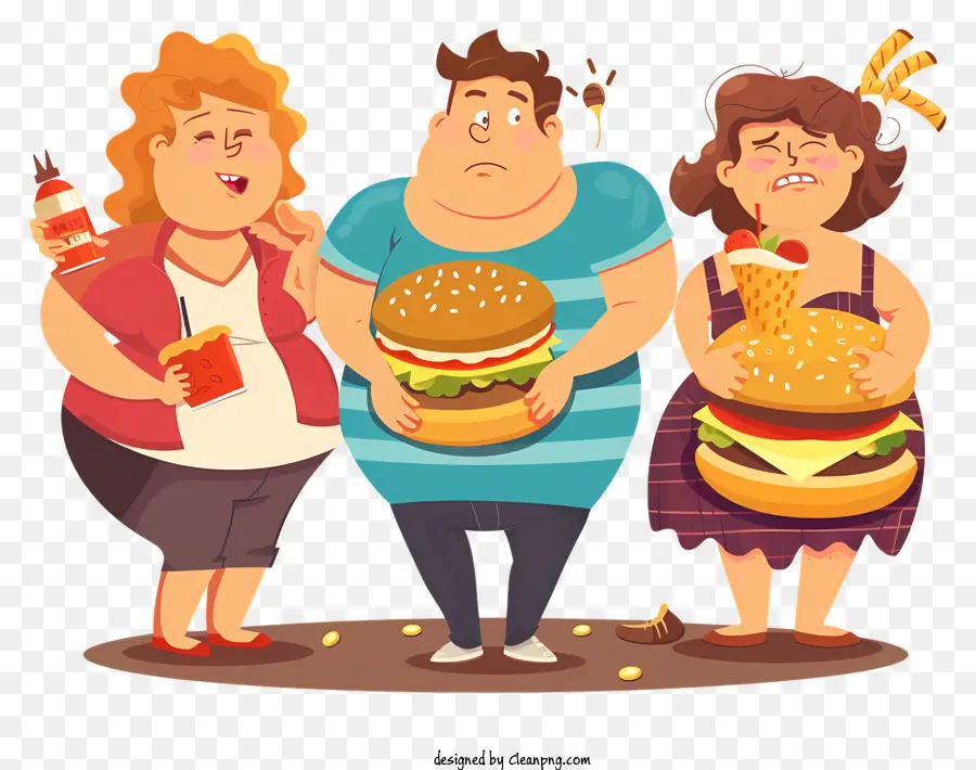 Mundo Obesidade Dia，Hamburger PNG
