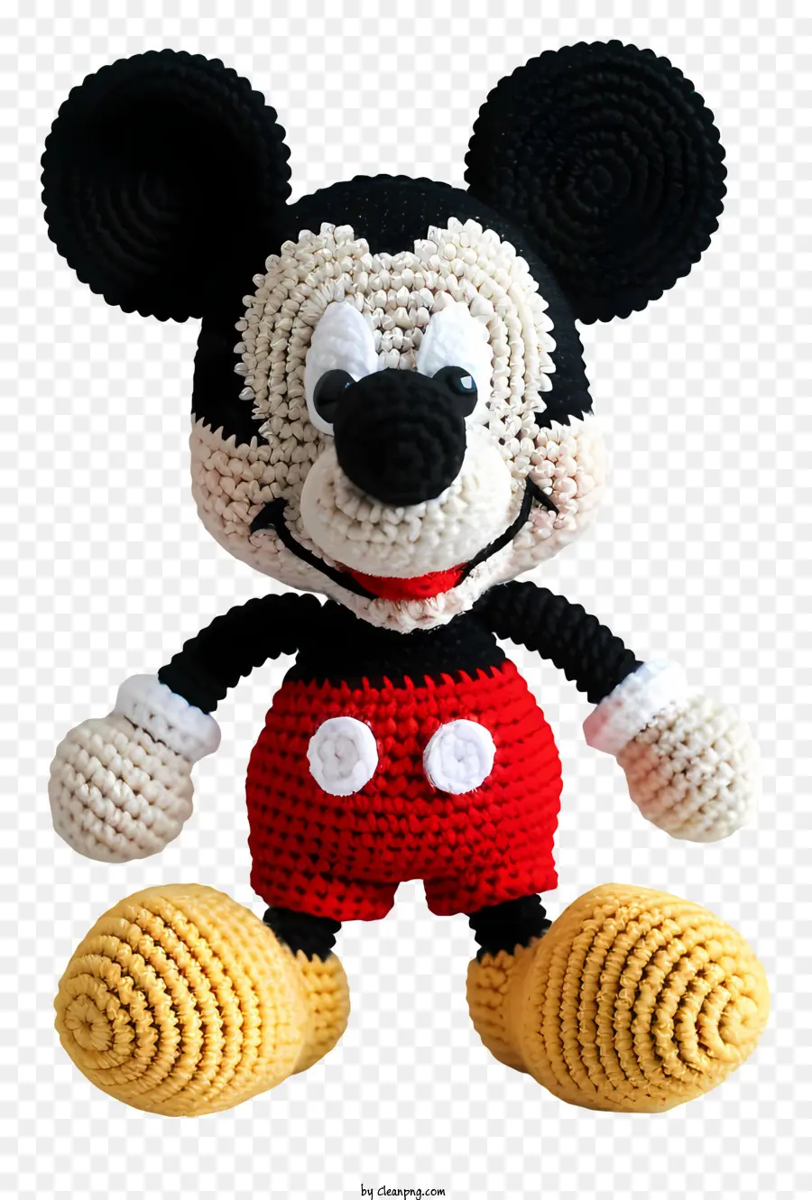 Mickey，Mouse De Minnie Crocheted PNG