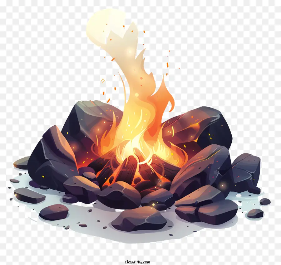 Campfire，Fogo PNG