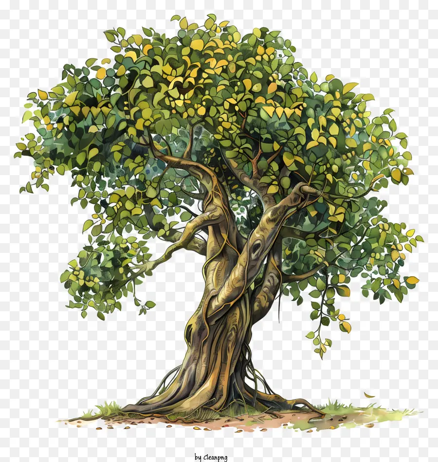 árvore Bodhi，árvore Velha PNG