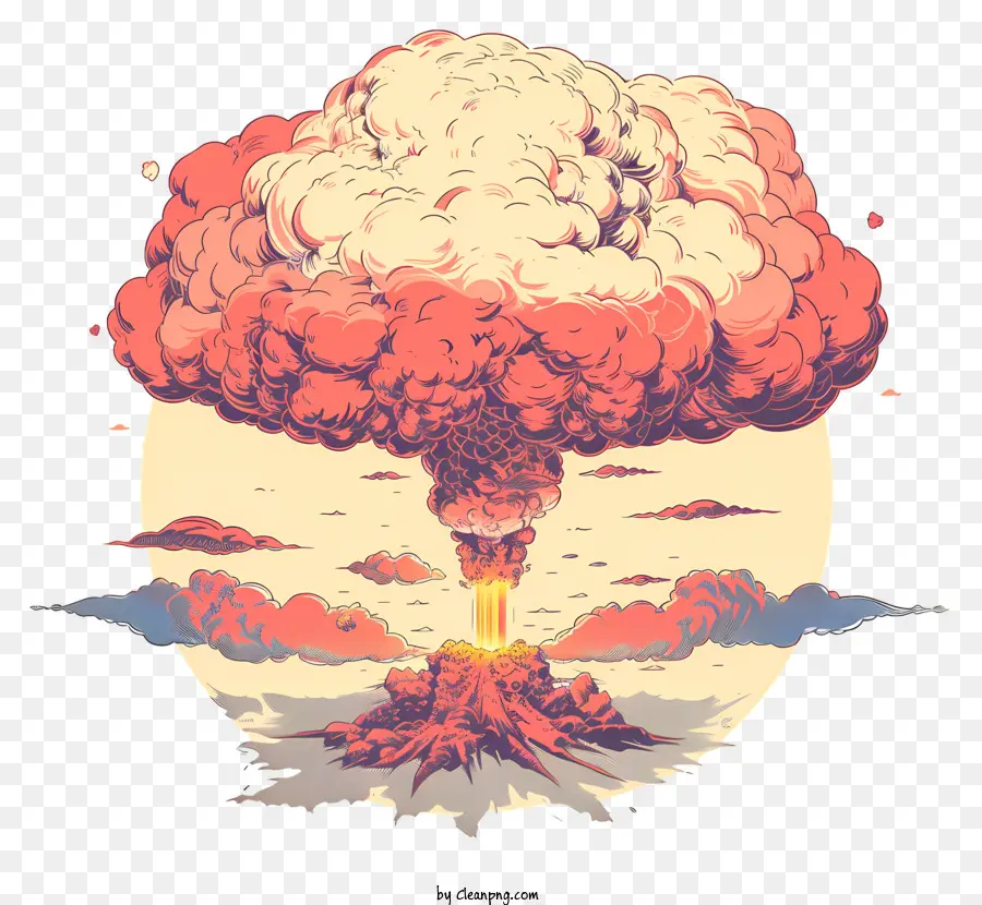 Explosão Do Nuke，Nuvem De Cogumelo PNG