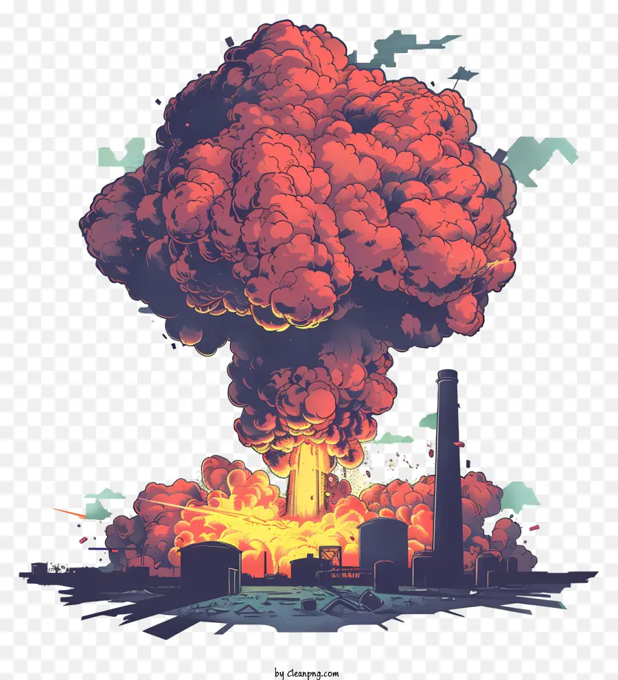 Explosão Do Nuke，Explosão PNG