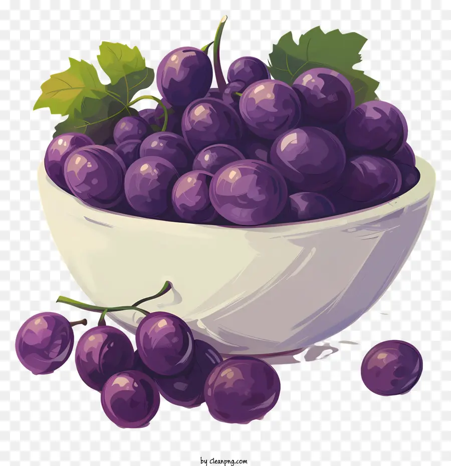 Tigela De Uvas，Uvas PNG