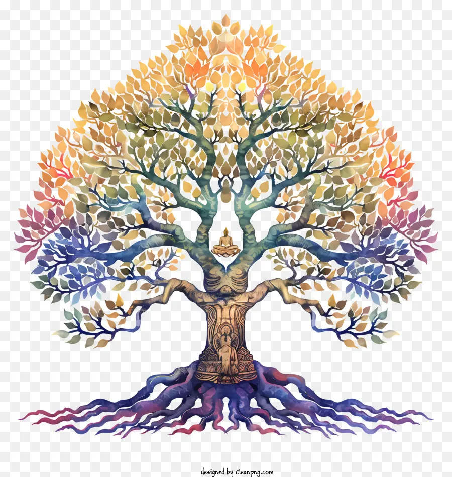 árvore Bodhi，árvore PNG
