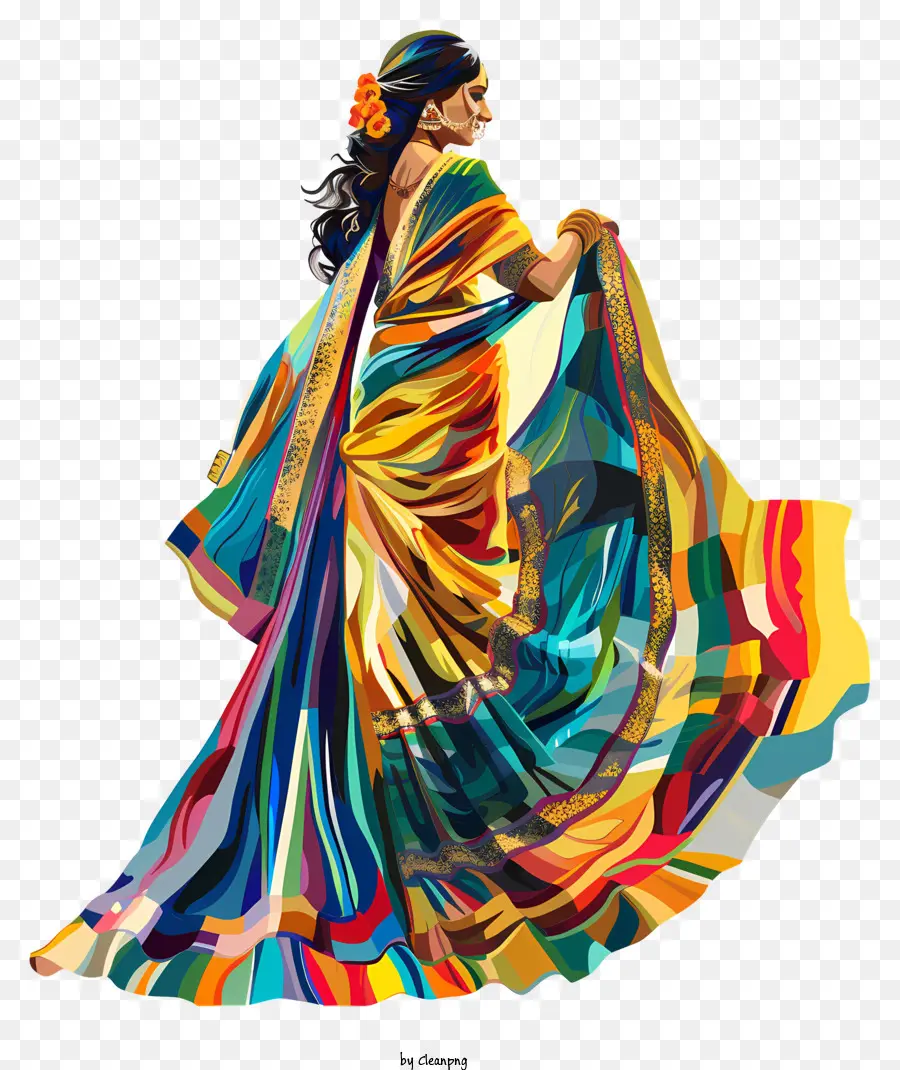 Indiana Saree，Moda Indiana PNG