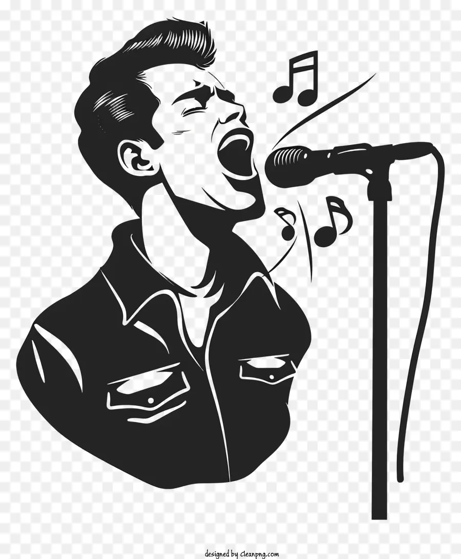 Homem Cantando，Singing PNG