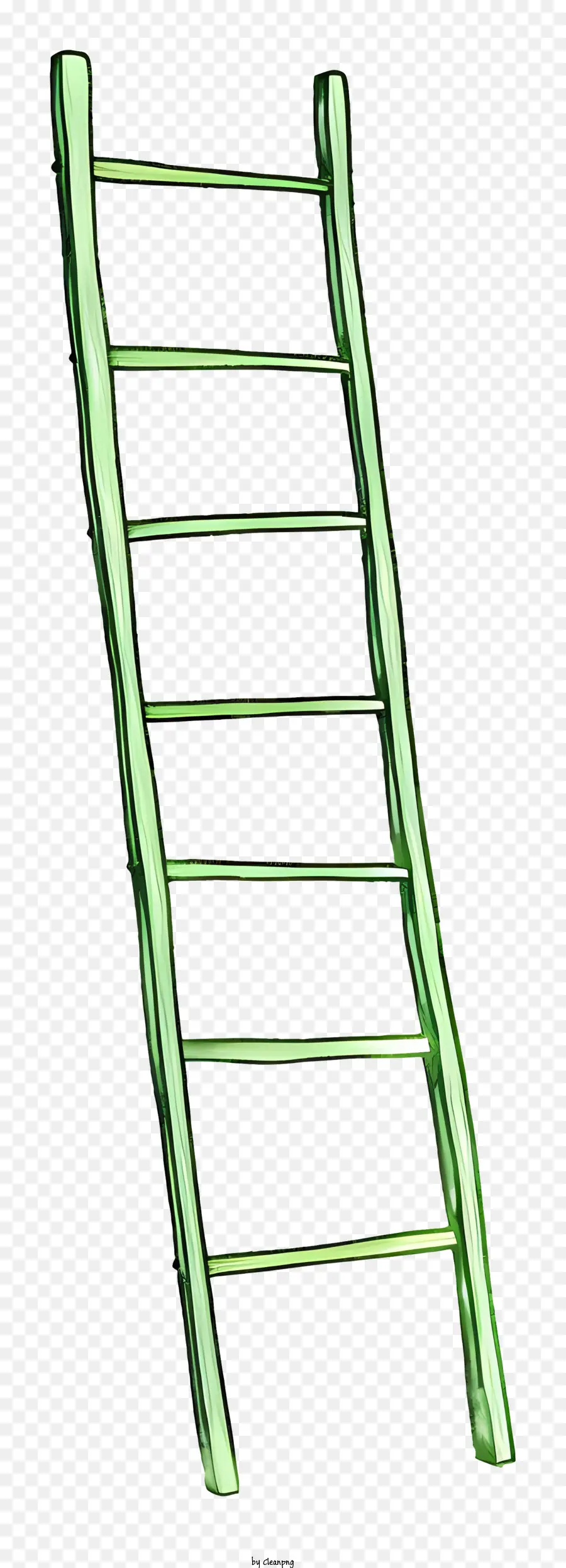 Ladder，Escada Verde PNG