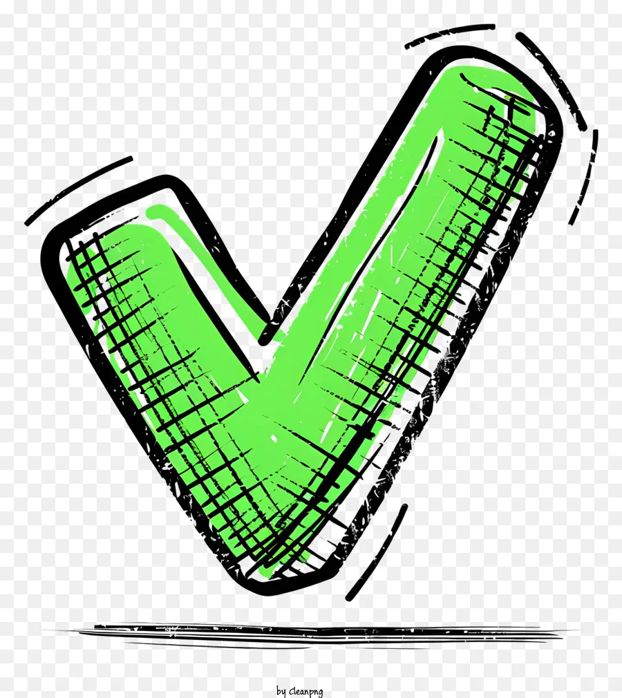 Marca De Seleção Verde，Checkmark PNG