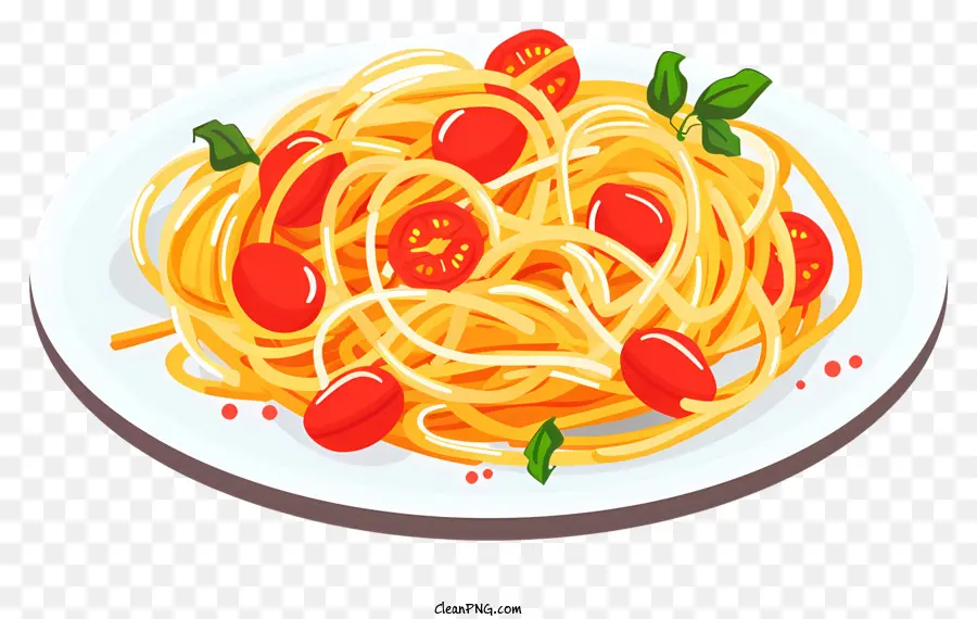 Espaguete，Tomates Cereja PNG