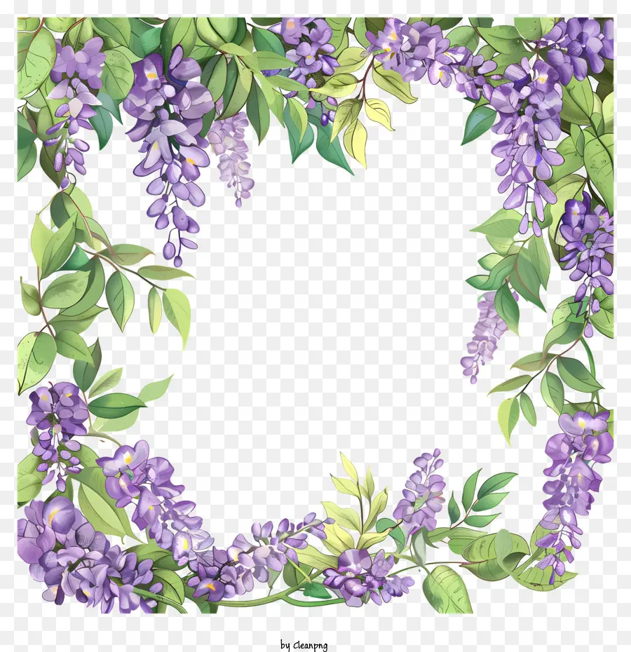 Quadro De Gliceria，Wisteria PNG