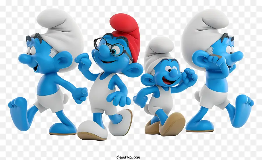 Smurfs，Personagens Azuis PNG