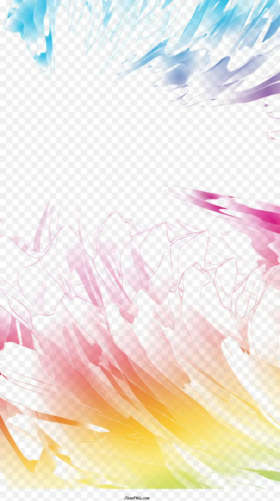 Fundo，Ondas Coloridas PNG