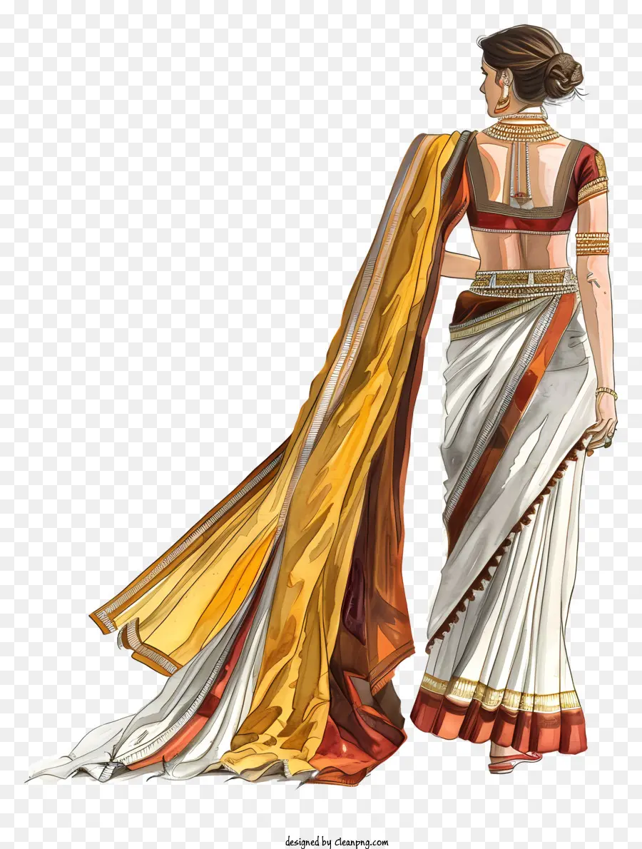 Indiana Saree，Moda Indiana PNG