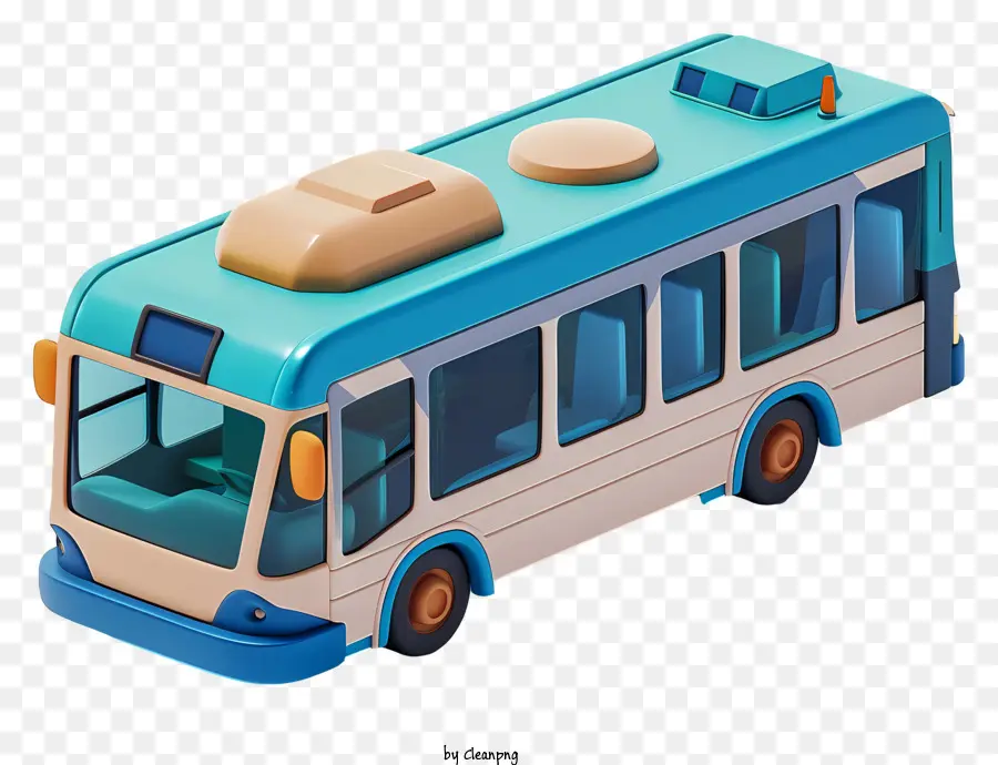 ônibus，Blue Bus PNG