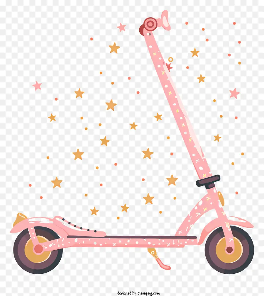 Scooter Chute，Scooter Rosa PNG