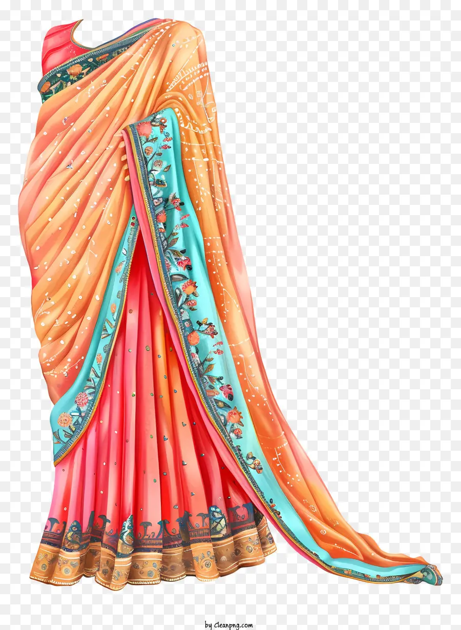 Indiana Saree，Seda Saree PNG