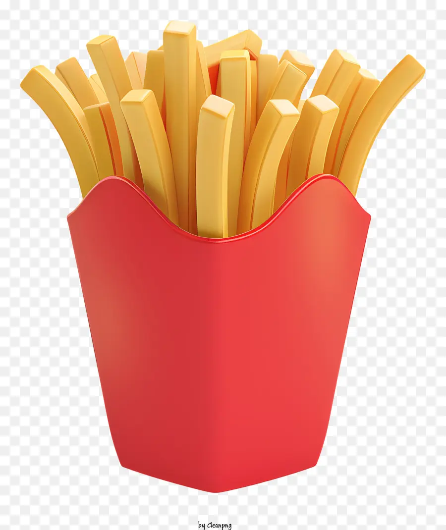 Batatas Fritas，Contêiner Vermelho PNG