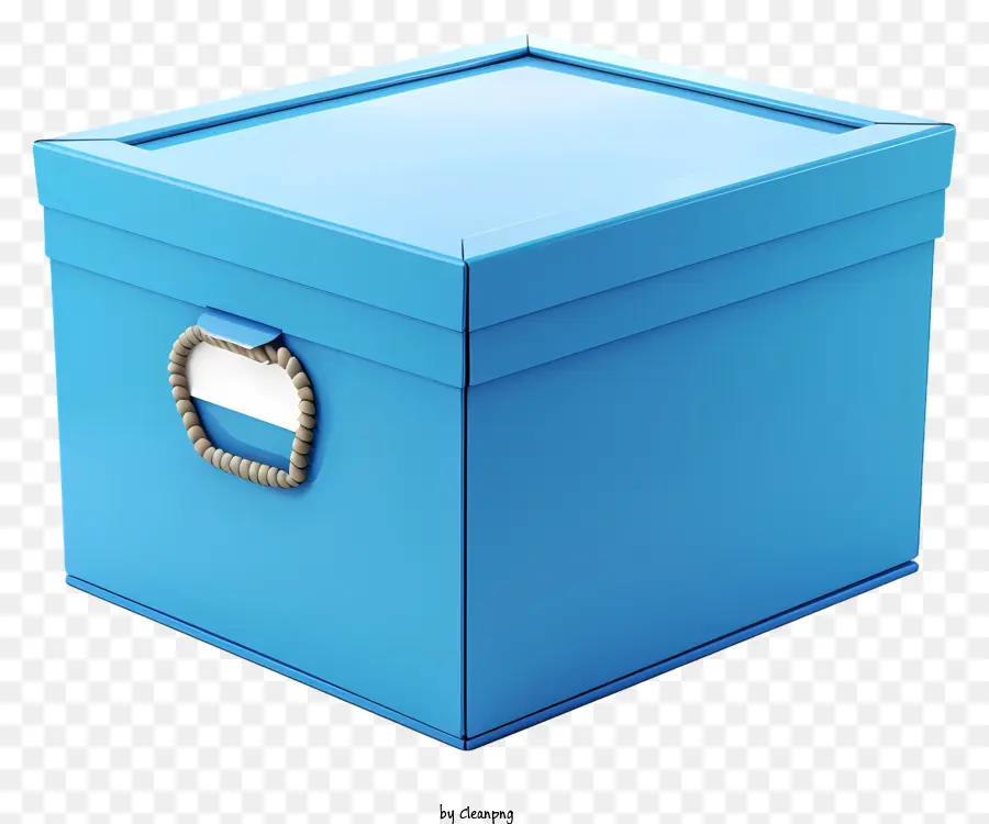 Cardboard Box，Caixa De Papelão Azul PNG